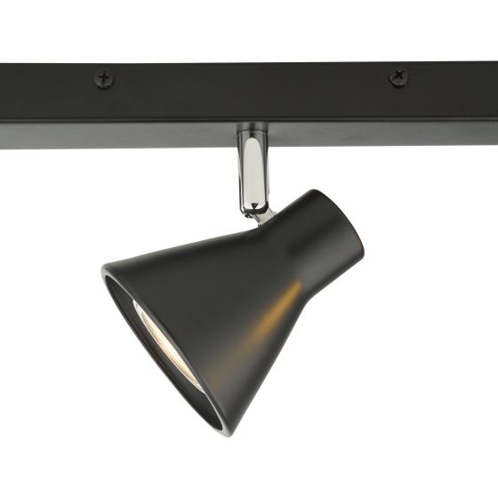 Där Lighting Diza 3 Light Bar Spotlight Matt Black