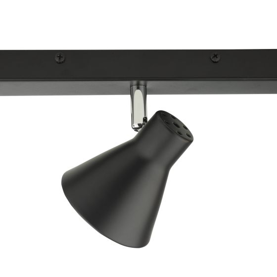 Där Lighting Diza 3 Light Bar Spotlight Matt Black