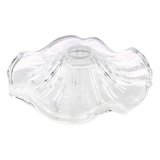 Där Lighting Easy Fit Wavy Glass Shade