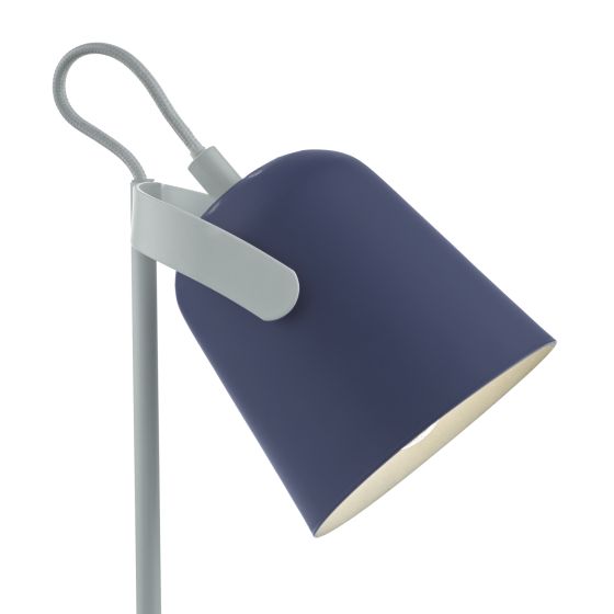 Där Lighting Effie Task Lamp Blue & White