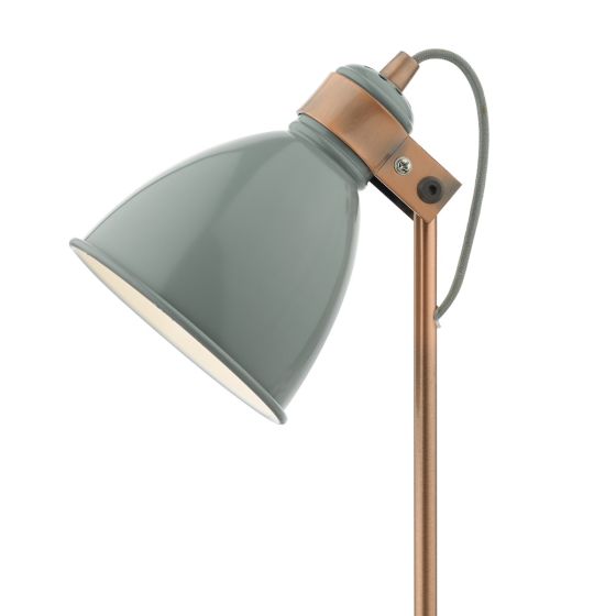 Där Lighting Frederick Task Lamp Grey & Copper