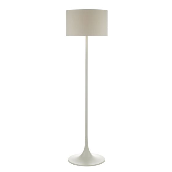 där lighting Funchal Floor Lamp Grey With Shade