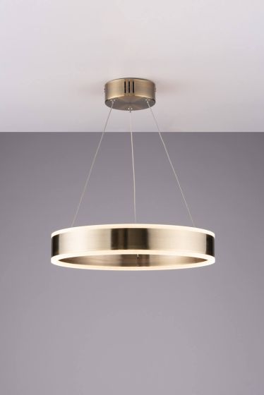 Där Lighting Ianna Pendant Antique Brass LED