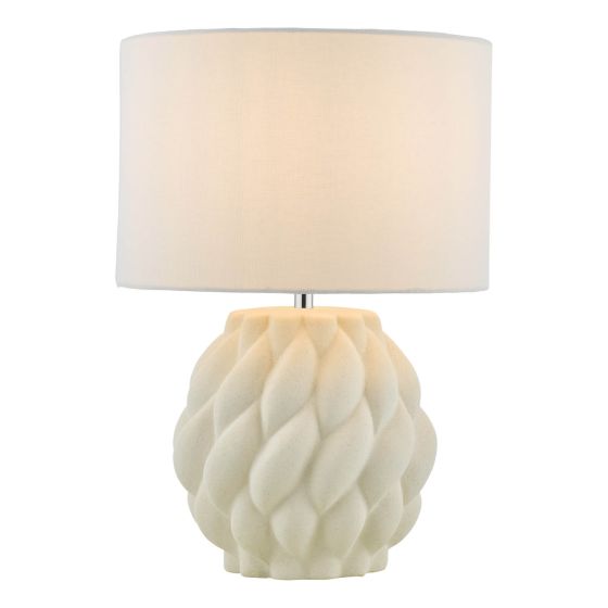 där lighting Idonia Table Lamp White With Shade