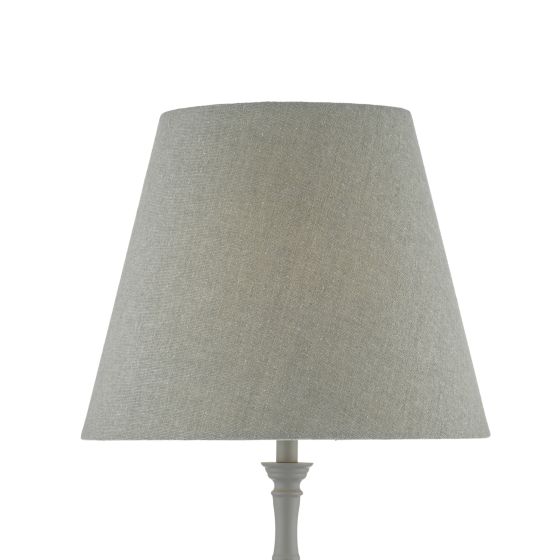 Där Lighting Joanna Table Lamp Grey With Shade