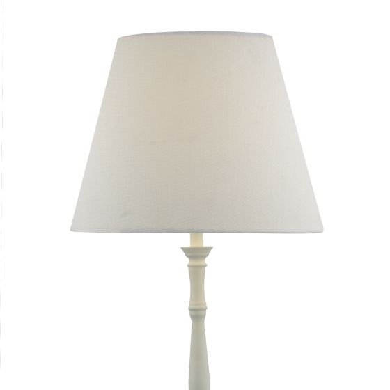 Där Lighting Joanna Table Lamp White With Shade