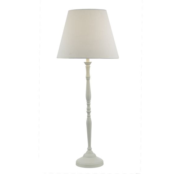 Där Lighting Joanna Table Lamp White With Shade