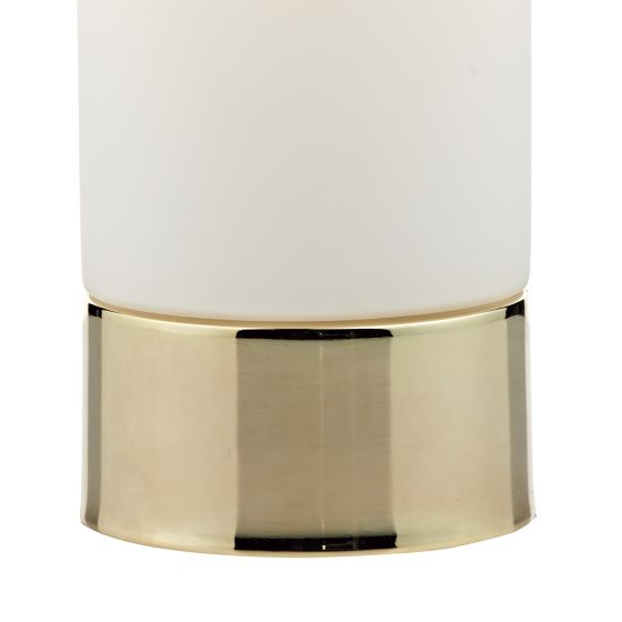 där lighting Jot Touch Table Lamp Gold Opal Glass