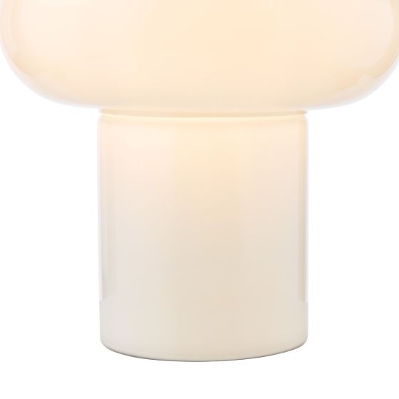 Där Lighting Kaja Table Lamp White Glass