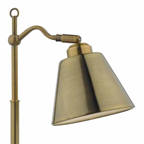 där lighting Kempten Task Table Lamp Antique Brass