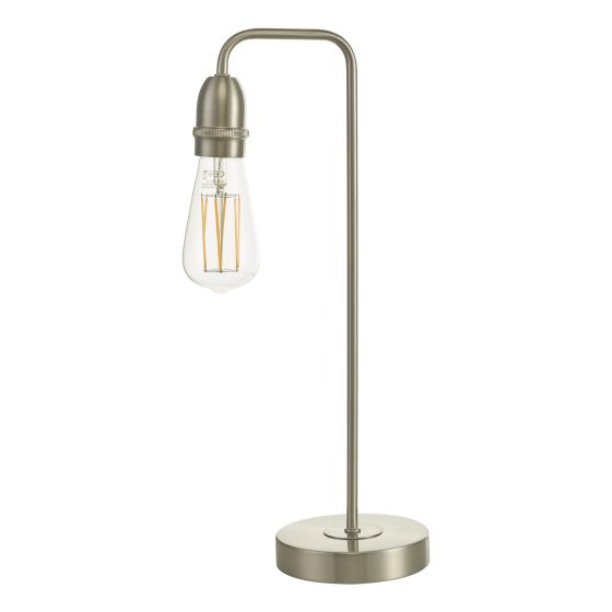 Där Lighting Kiefer Table Lamp Satin Chrome