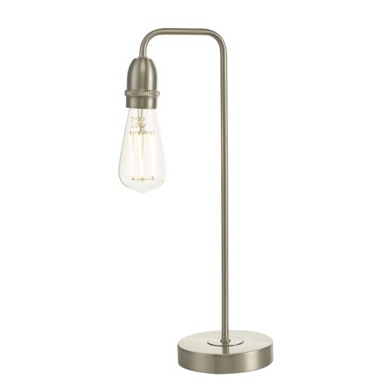 där lighting Kiefer Table Lamp Satin Chrome