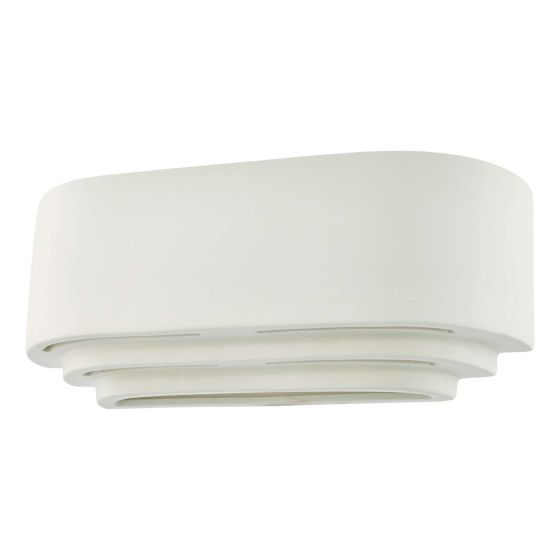 Där Lighting Lando Ceramic Wall Washer White