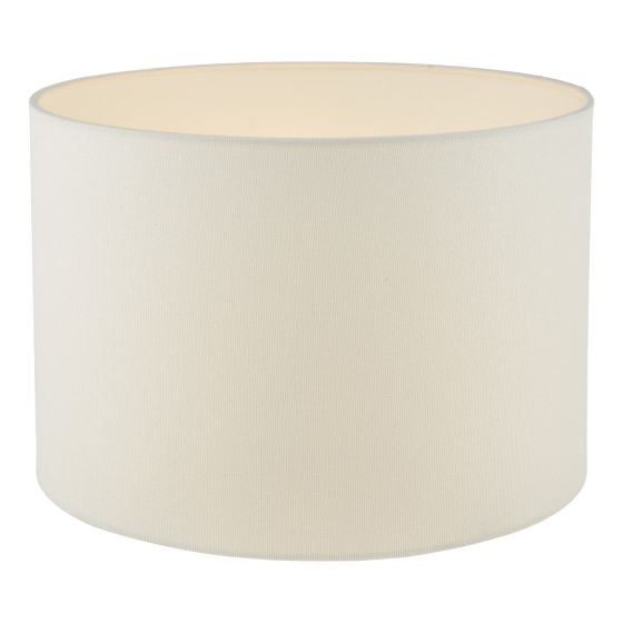 där lighting Leandra Table Lamp Shade White 31cm