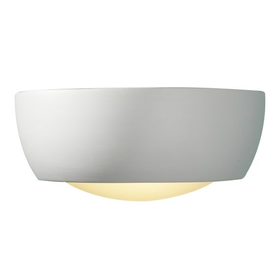 Där Lighting Milo Wall Light White Ceramic Glass