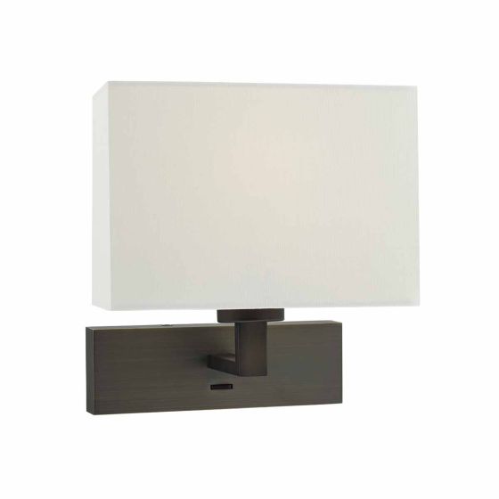 Där Lighting Modena Wall Light Bronze (Bracket Only)