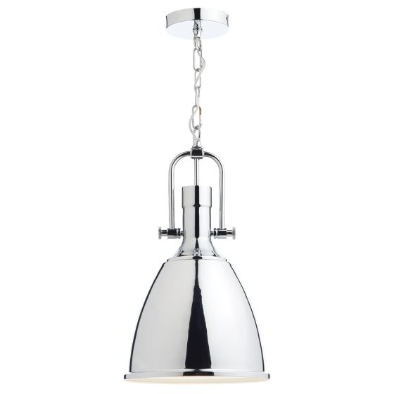 Där Lighting Nolan 1 Light Pendant Polished Chrome