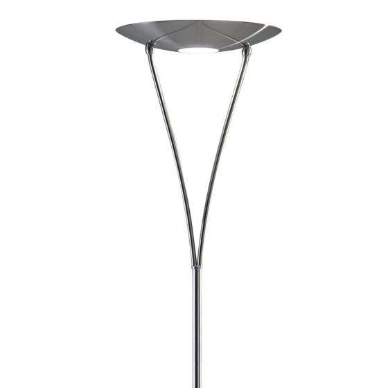 Där Lighting Opus Floor Lamp Satin Chrome