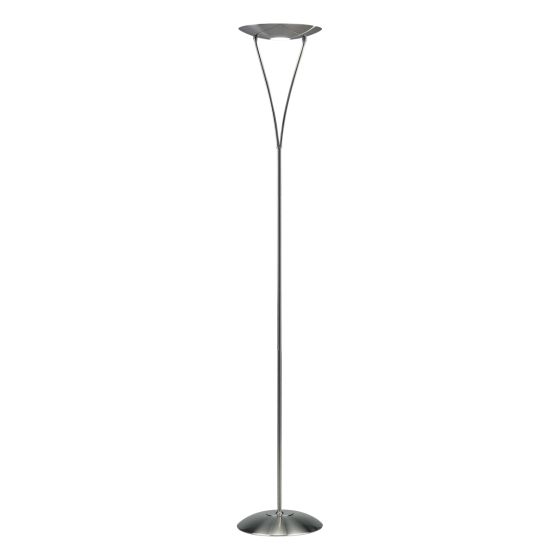 Där Lighting Opus Floor Lamp Satin Chrome