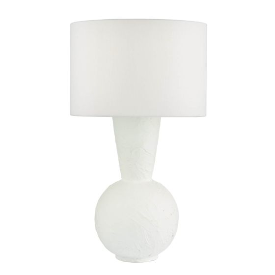 Där Lighting Perla Table Lamp Matt White Base Only
