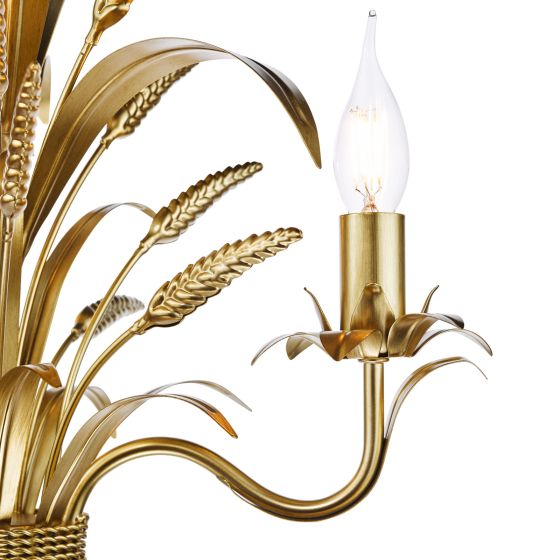 Där Lighting Phaedra 3 Light Pendant Gold