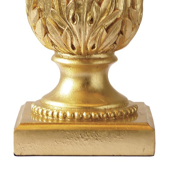 Där Lighting Pineapple Table Lamp Gold With Shade