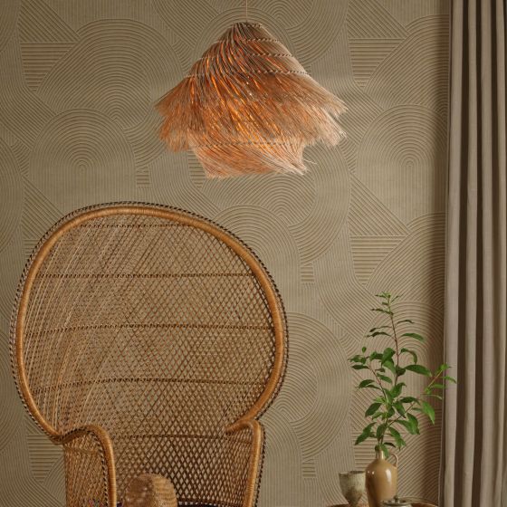 Där Lighting Preveli Pendant Woven Rattan