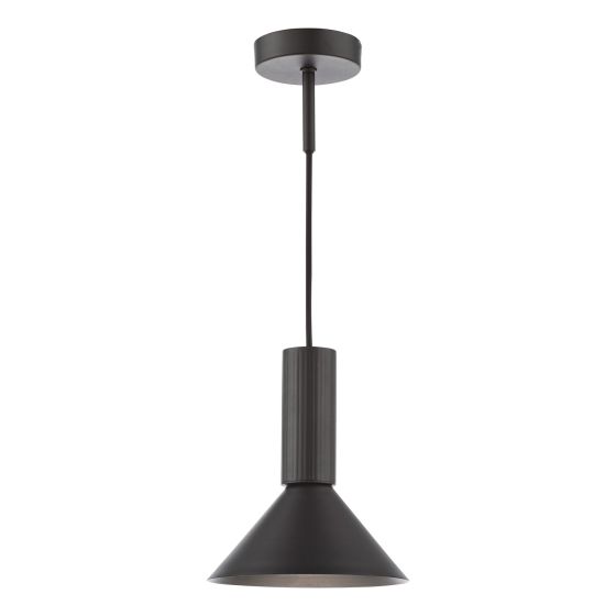 där lighting Ragnar Pendant/Wall Light Satin Black