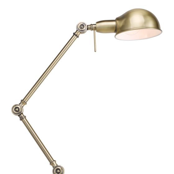 Där Lighting Ranger Floor Lamp Antique Brass