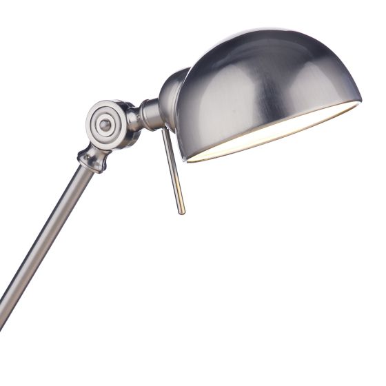 Där Lighting Ranger Task Table Lamp Satin Chrome