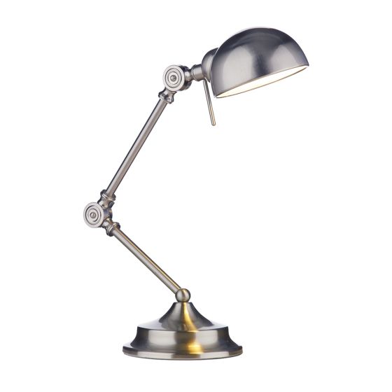 Där Lighting Ranger Task Table Lamp Satin Chrome