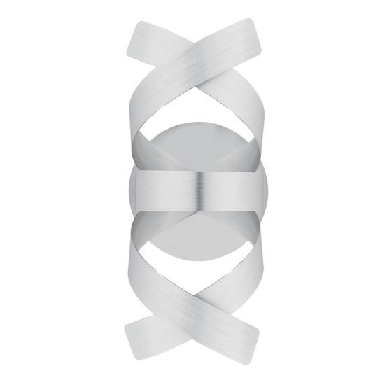 där lighting Rawley Wall Light Brushed Aluminium