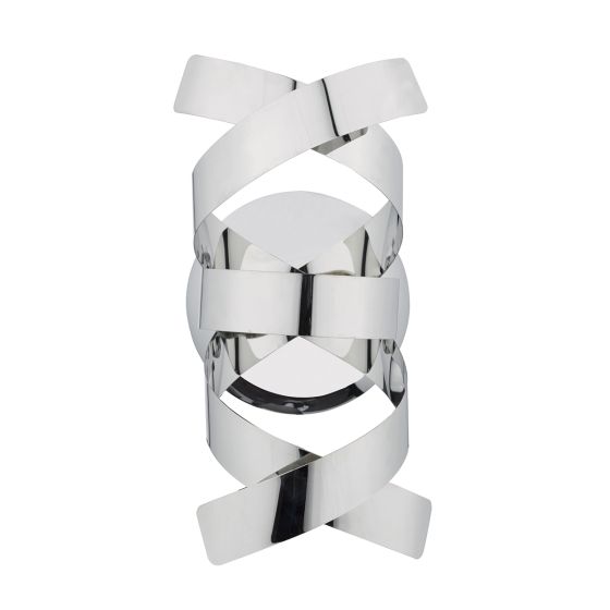 Där Lighting Rawley Wall Light Polished Chrome