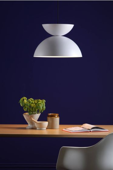 Där Lighting Riya Pendant Matt White