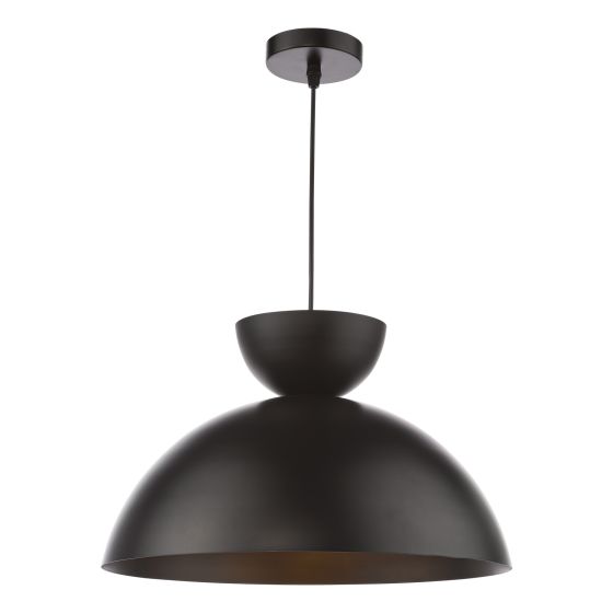där lighting Riya Small Pendant Matt Black