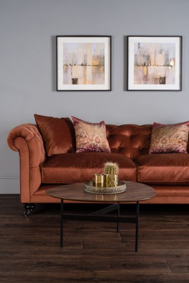 Där Lighting Roald Large Table Walnut Effect