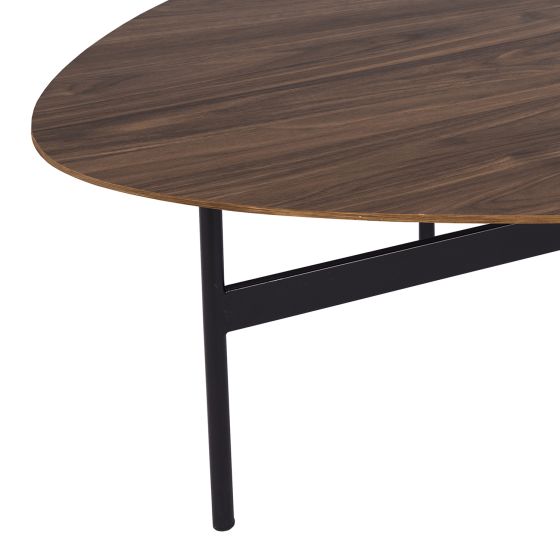 Där Lighting Roald Large Table Walnut Effect