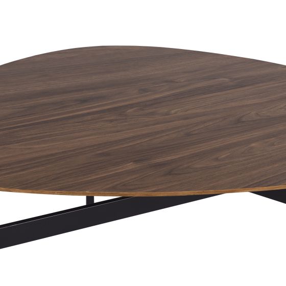 Där Lighting Roald Large Table Walnut Effect