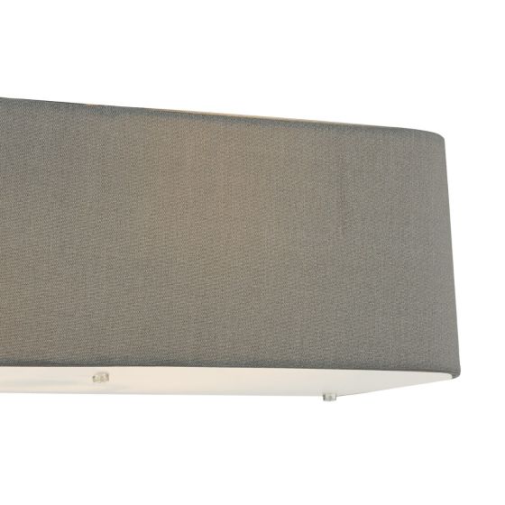 Där Lighting Ronda 2 Light Wall Light Grey