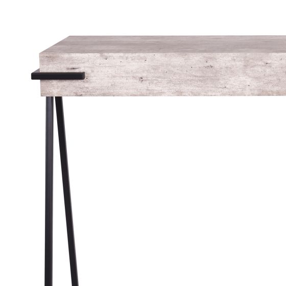 Där Lighting Royan Console Table Concrete Effect