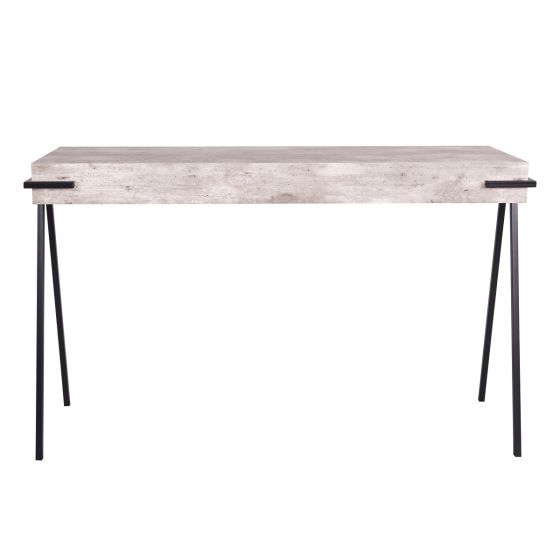 där lighting Royan Console Table Concrete Effect