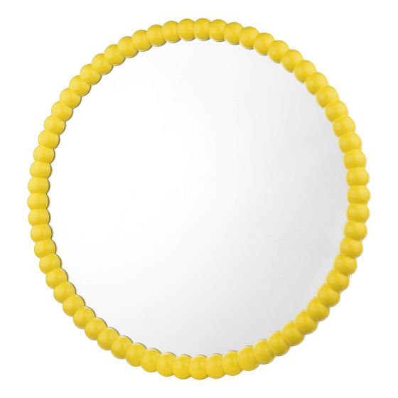 där lighting Ruan Round Mirror Yellow 70cm