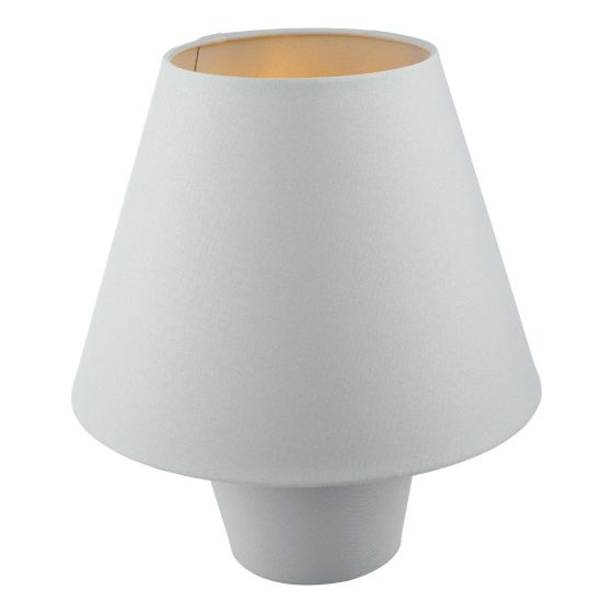 Där Lighting Rylee Table Lamp Fabric Grey