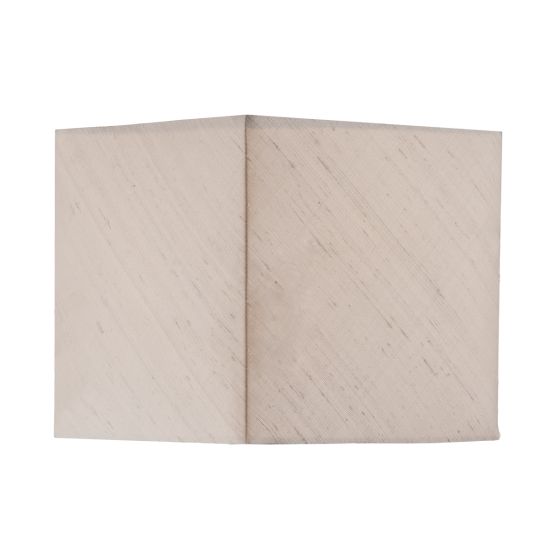 där lighting S1129 Taupe Silk Square Shade 15cm