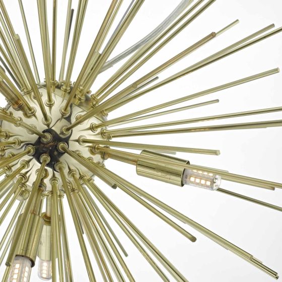 Där Lighting Sagan 6lt Pendant Gold