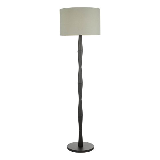 där lighting Sierra Floor Lamp Black With Shade