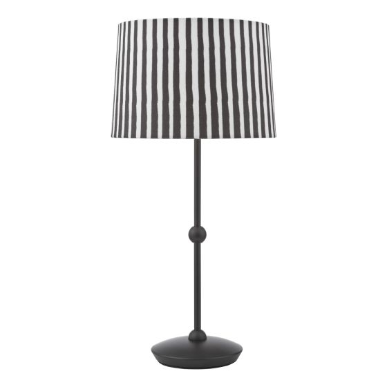 Där Lighting Sosa Table Lamp Matt Black With Shade