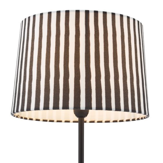 Där Lighting Sosa Table Lamp Matt Black With Shade