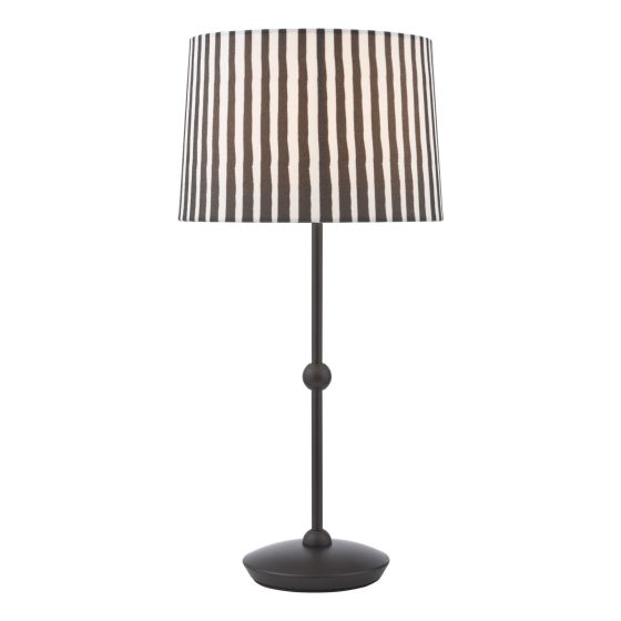 där lighting Sosa Table Lamp Matt Black With Shade