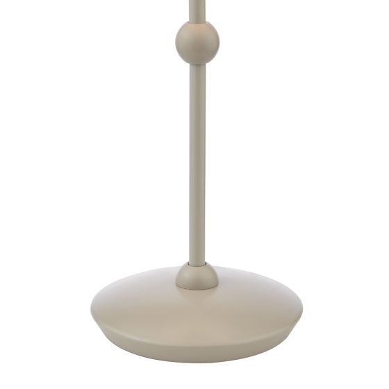 Där Lighting Sosa Table Lamp Matt Taupe With Shade